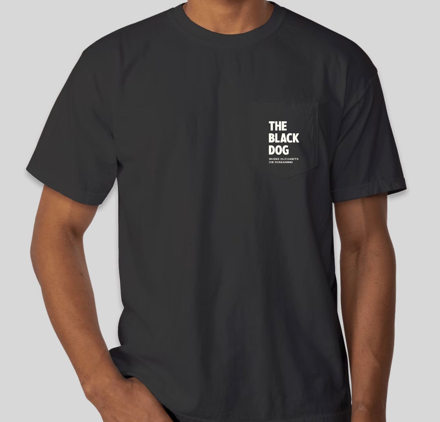 The Black Dog Pocket Tee