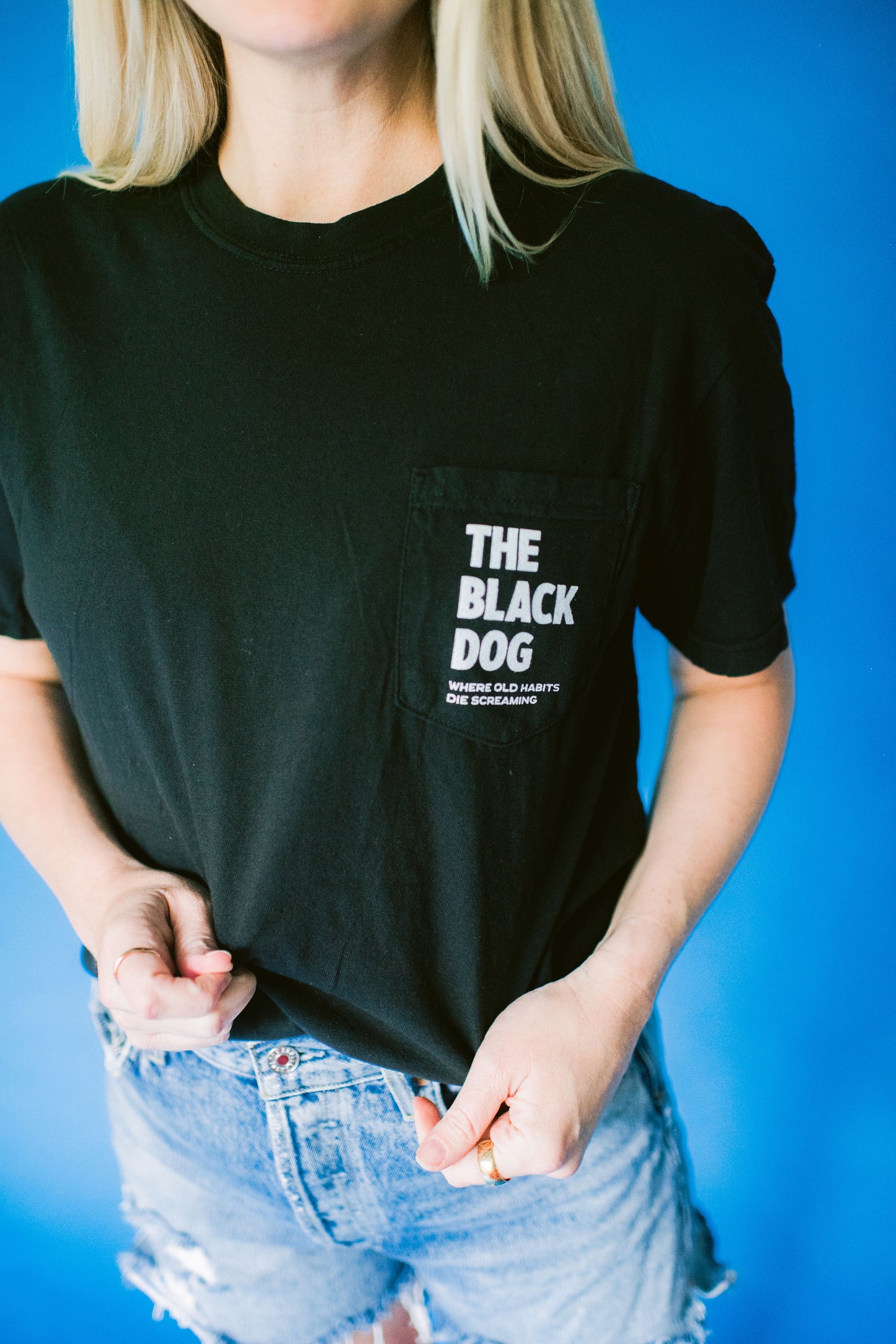 The Black Dog Pocket Tee